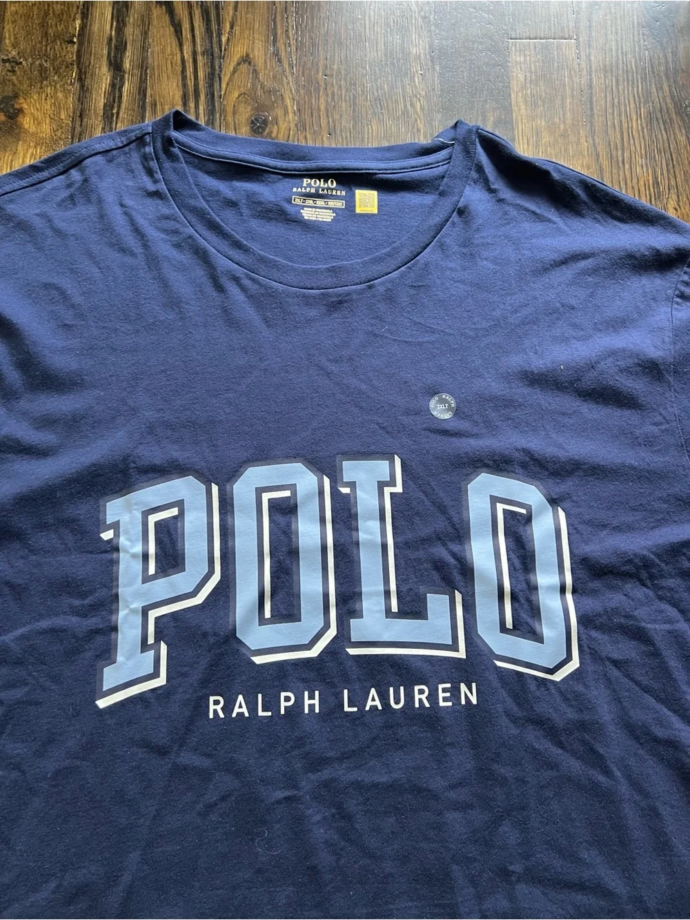 Polo by Ralph Lauren Men's Navy Graphic Logo Tee 2XLT